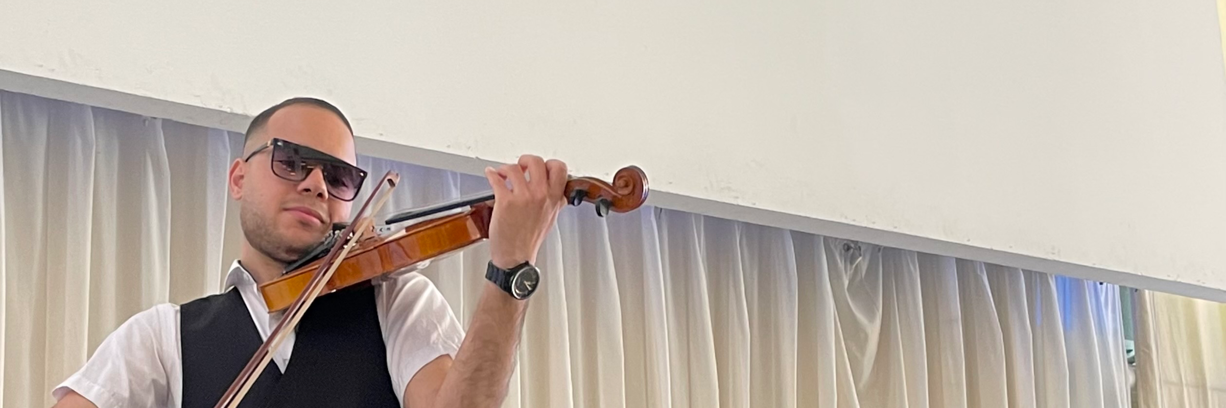 Violoniste , musicien Pop en représentation à Rhône - photo de couverture n° 2