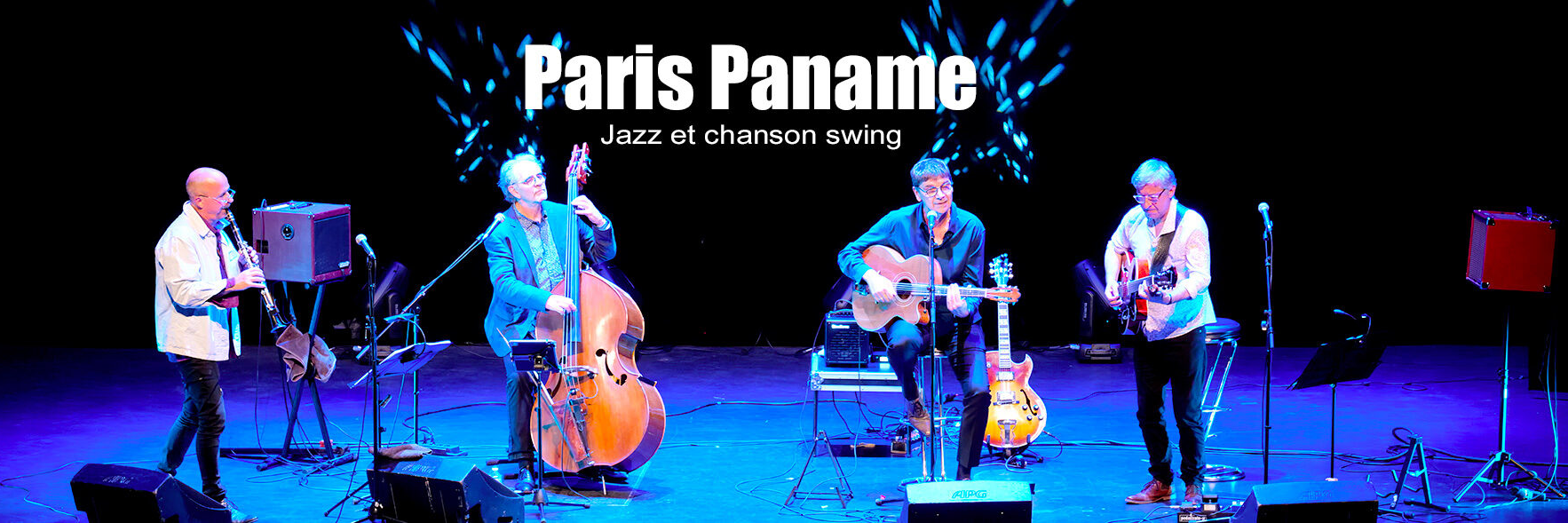 Paris Paname, groupe de musique Jazz en représentation à Charente Maritime - photo de couverture