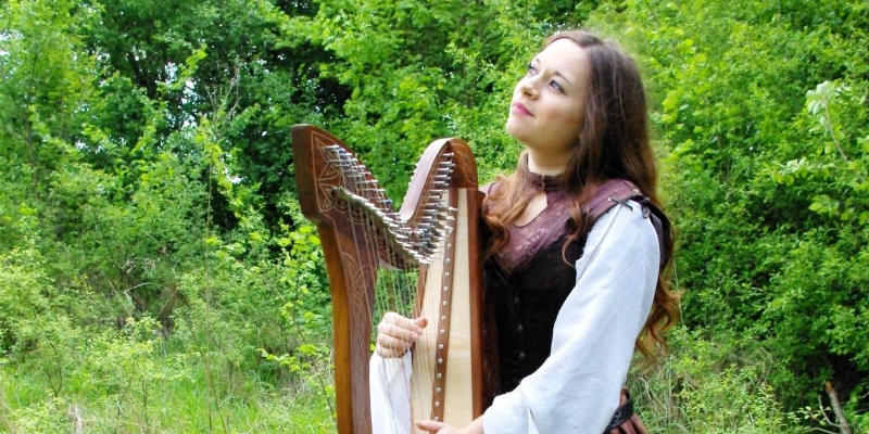Cécile Branche, musicien Harpiste en représentation à Mayenne - photo de couverture n° 2