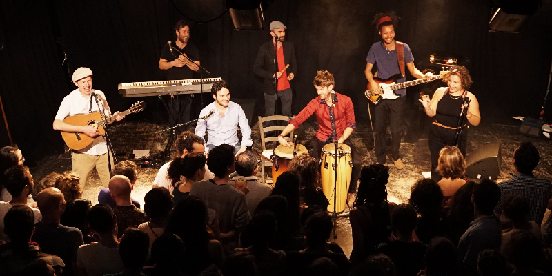 Guaracha sabrosa, groupe de musique Latino en représentation à Rhône - photo de couverture