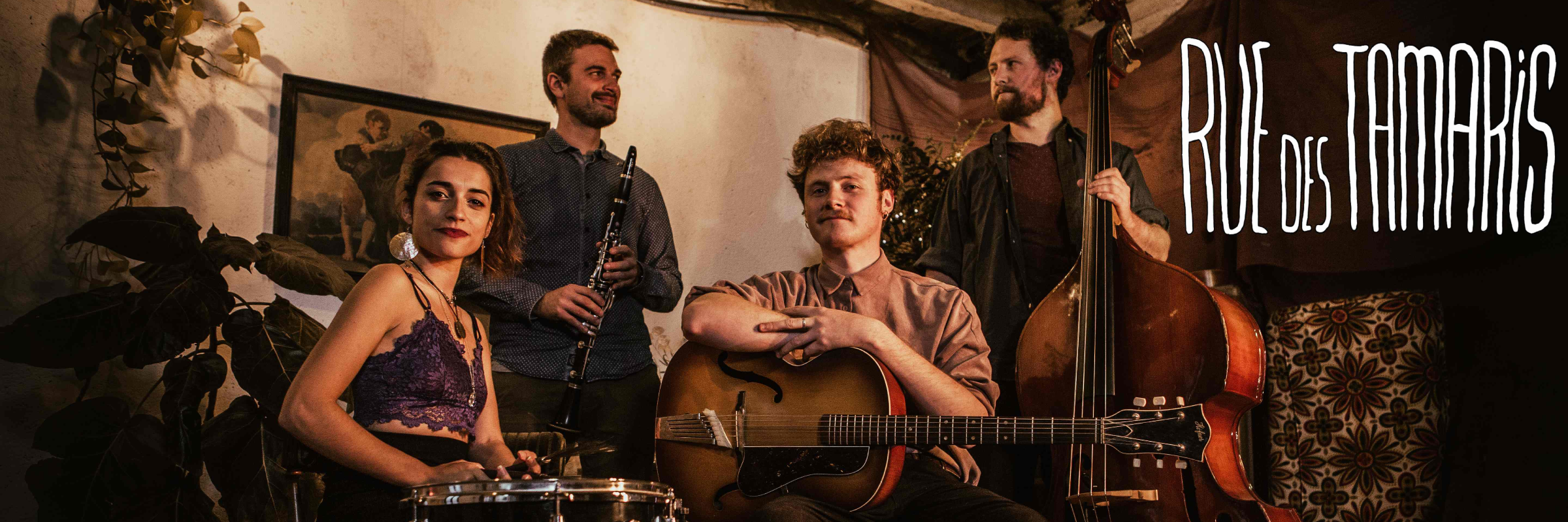 Rue des Tamaris, groupe de musique Jazz en représentation à Tarn - photo de couverture