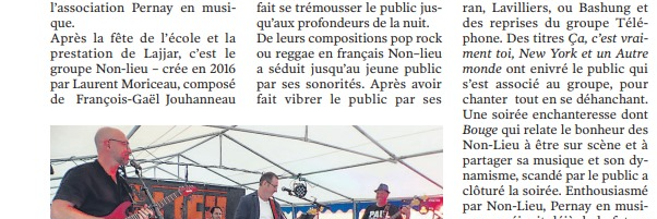 Non Lieu, groupe de musique Rock en représentation à Indre et Loire - photo de couverture n° 3