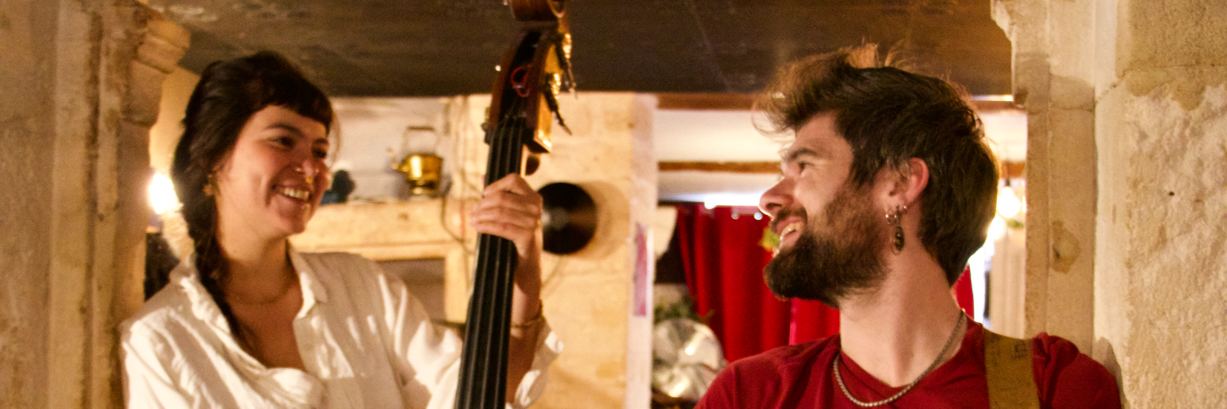 Brunelle et Léon, musicien Musiques du monde en représentation à Hérault - photo de couverture n° 1