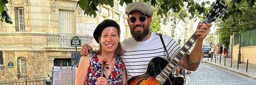 Paris Swing Duo, musicien Guitariste en représentation à Paris - photo de couverture