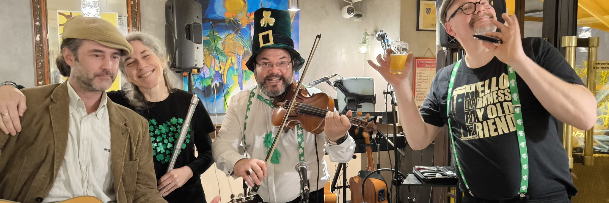 O Bangor's Bangers, groupe de musique Irlandaise en représentation à Yvelines - photo de couverture n° 4