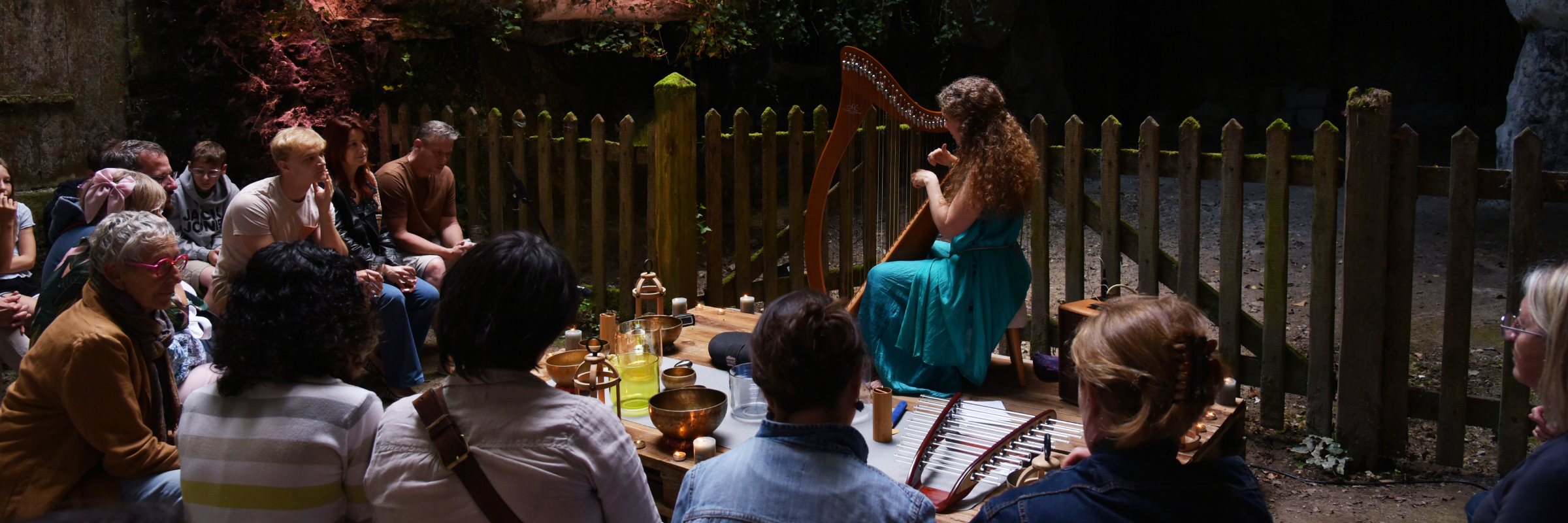 Syelh Sandy, musicien Harpiste en représentation à Loir et Cher - photo de couverture n° 1