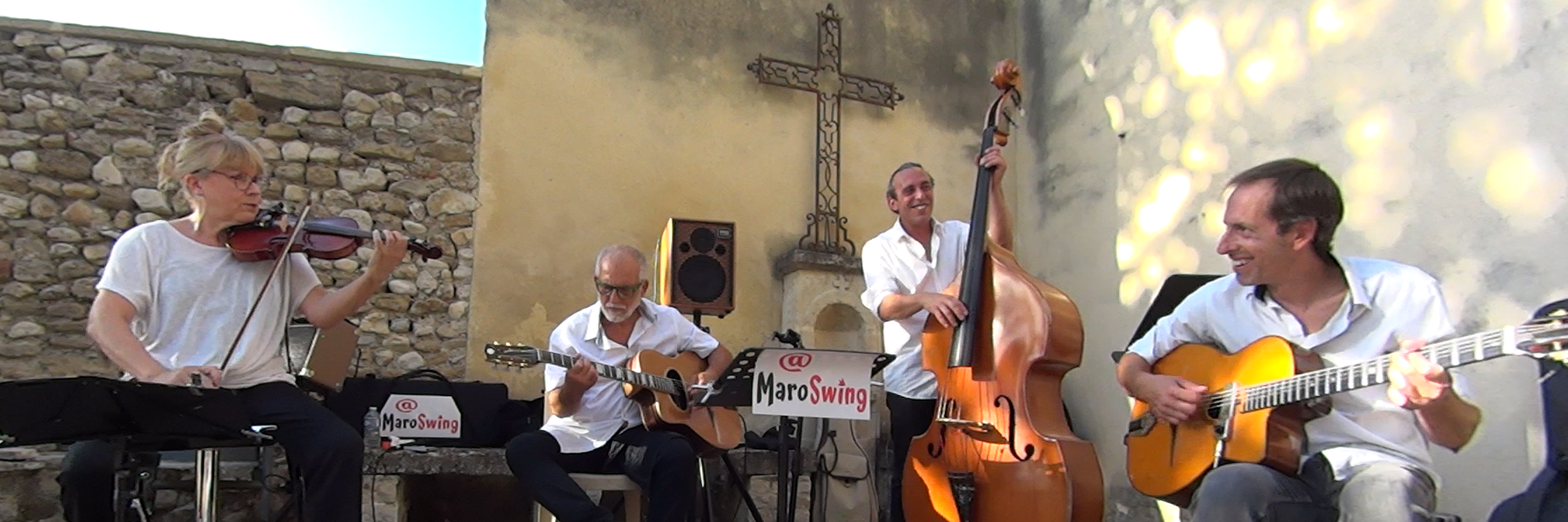 MaroSwing, groupe de musique Jazz Manouche en représentation à Vaucluse - photo de couverture