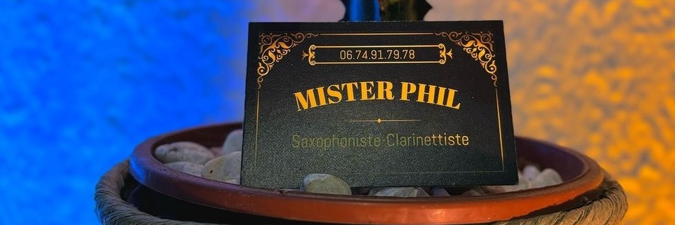 Mister phil, Musiciens Saxophoniste en représentation à Vaucluse - photo de couverture