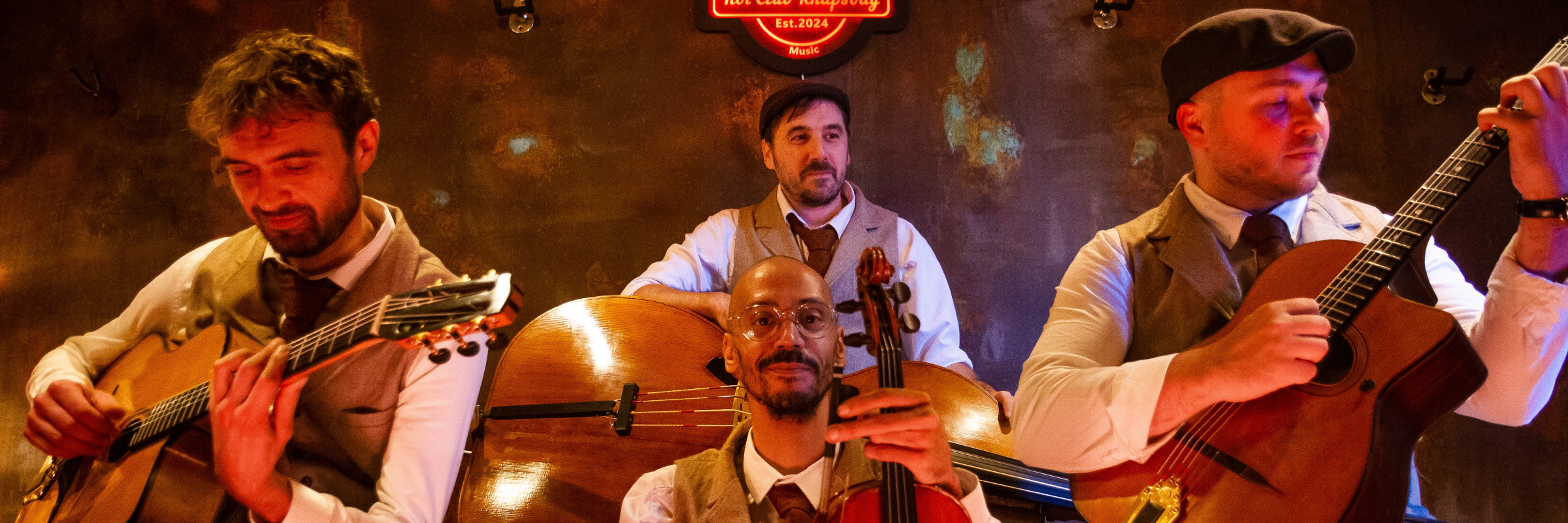 Hot Club Rhapsody, Groupe de Musique Jazz Manouche en représentation à Haute Garonne - photo de couverture n° 1