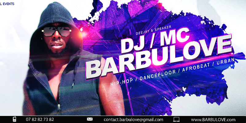 dj/mc BARBULOVE, musicien Hip-Hop en représentation - photo de couverture