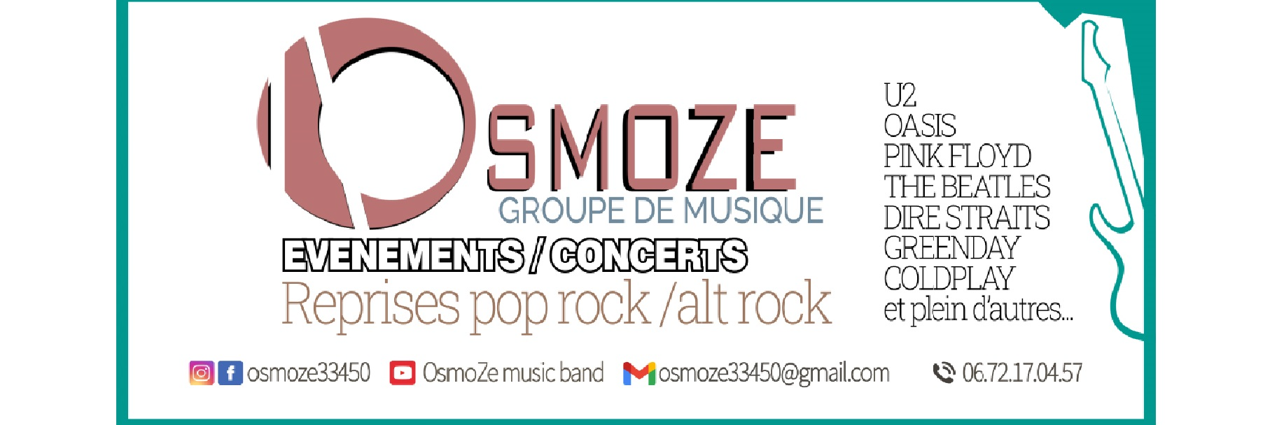 OsmoZe, groupe de musique Rock en représentation à Gironde - photo de couverture n° 3