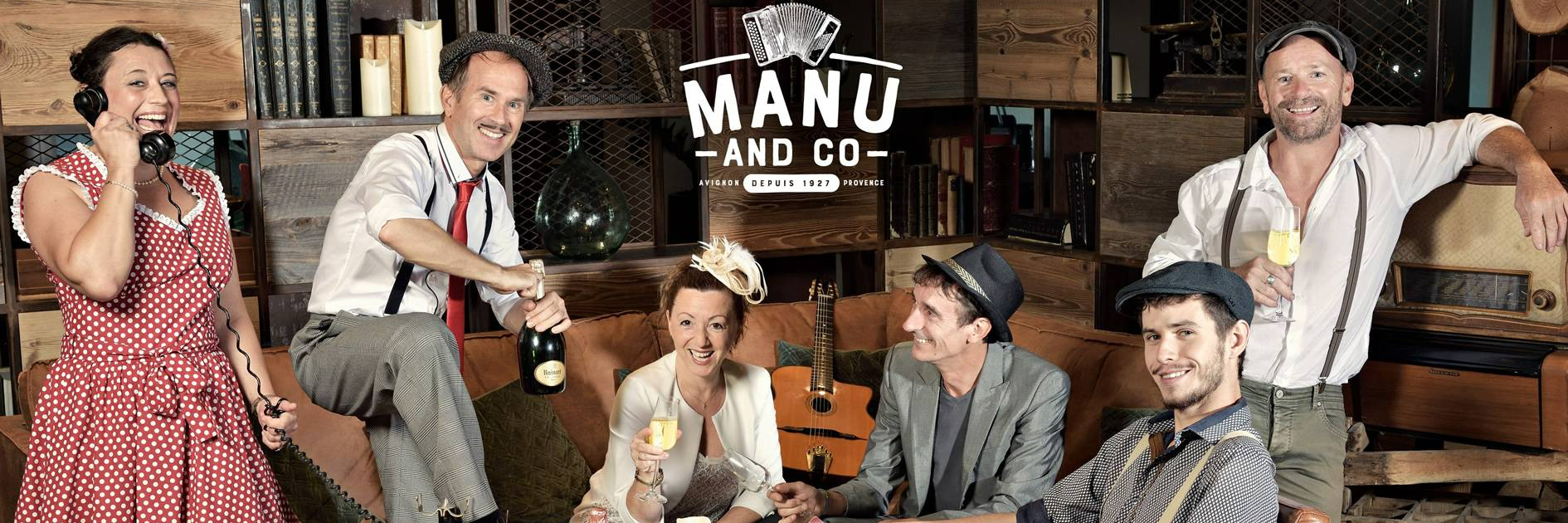 Manu and Co, groupe de musique Musique Française en représentation à Vaucluse - photo de couverture n° 1