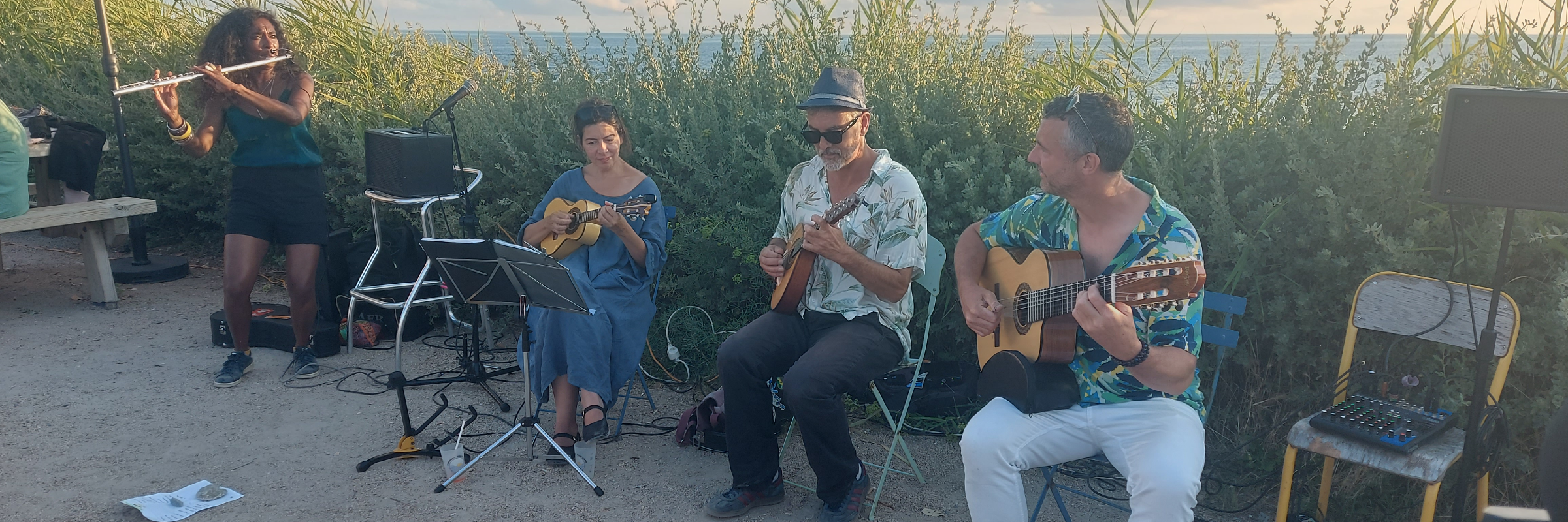 Choro Atlantico, groupe de musique Brésilienne en représentation à Loire Atlantique - photo de couverture n° 2