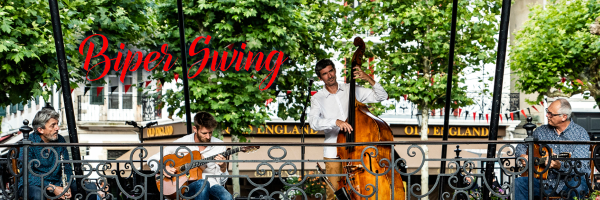 Biper swing , groupe de musique Jazz manouche en représentation à Pyrénées Atlantiques - photo de couverture n° 5