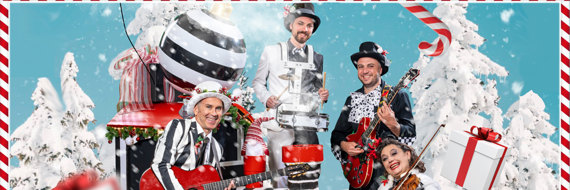 Le Manège Enchanté, chansons de Noël, groupe de musique Swing en représentation à Vaucluse - photo de couverture n° 4