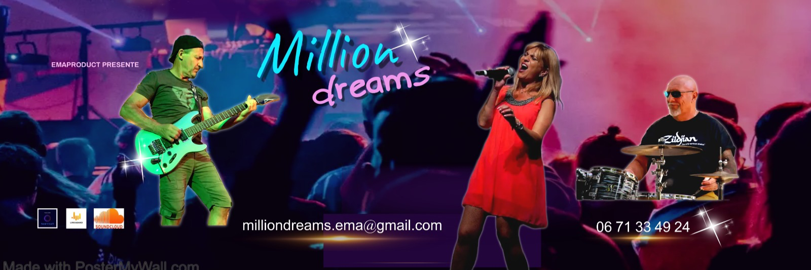 million dreams, groupe de musique Pop en représentation à Charente Maritime - photo de couverture