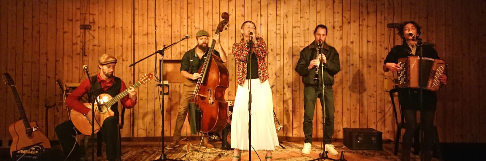 Caravane Guinguette, groupe de musique Folk en représentation à Haute Savoie - photo de couverture