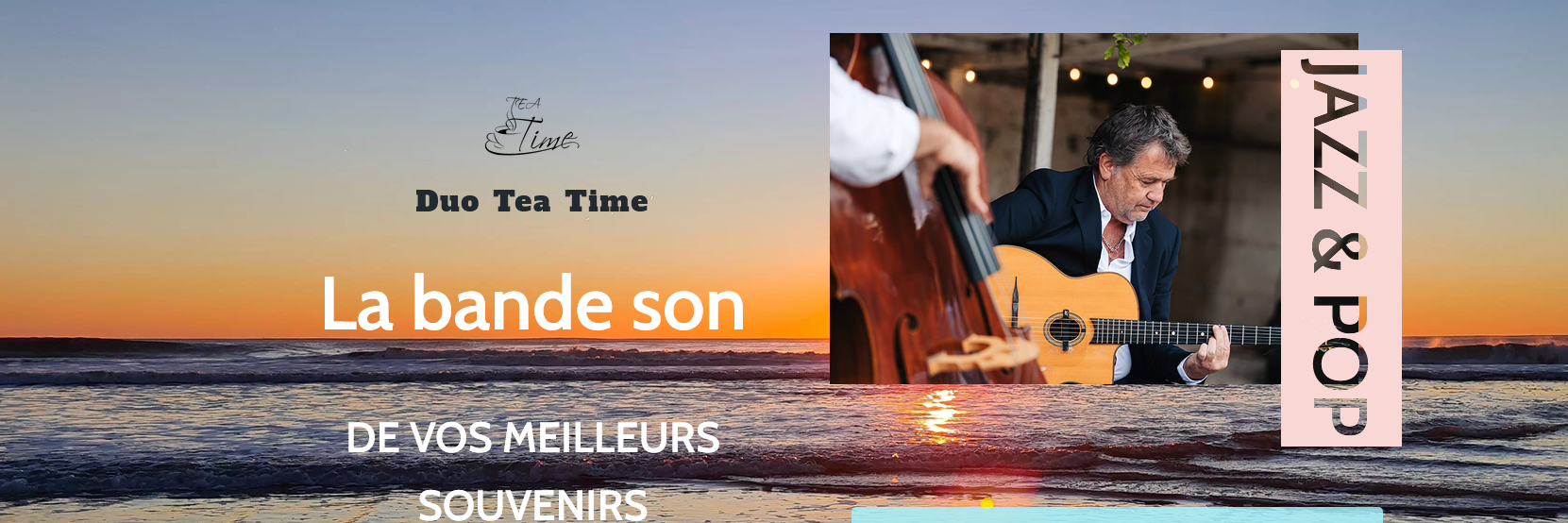 Duo Tea Time, musicien Jazz en représentation à Vendée - photo de couverture n° 1