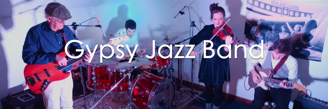 The Gypsy Jazz Band, groupe de musique Jazz en représentation à Paris - photo de couverture