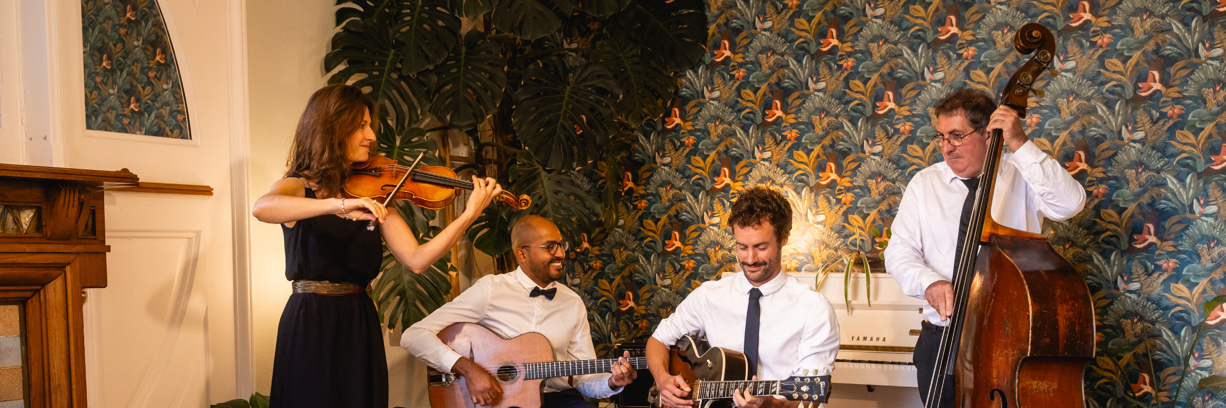 Django Black band, Musiciens Jazz en représentation à Charente Maritime - photo de couverture n° 5